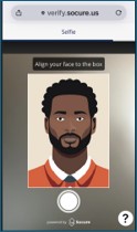 Align face to the box for selfie capture